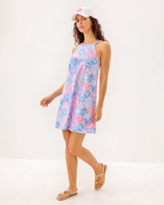Kyleigh Dress, Multi Elephant Splash, large image 3