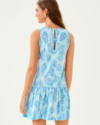 Dixi Dress, Fresh Water Blue Cool As Shell, large image 1