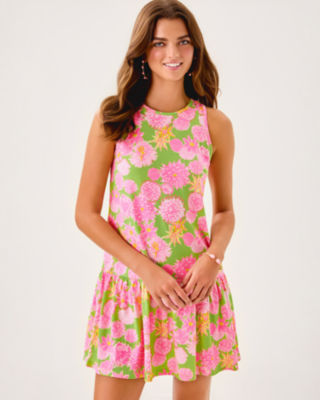 Dixi Dress, Multi Seaside Garden, large