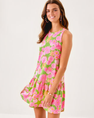 Dixi Dress, Multi Seaside Garden, large image 2