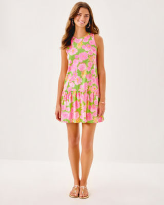 Dixi Dress, Multi Seaside Garden, large image 3