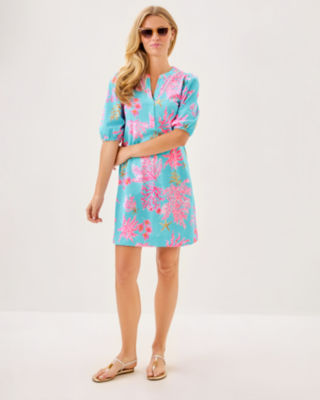 Colson Dress, Multi Royal Coral, large image 2