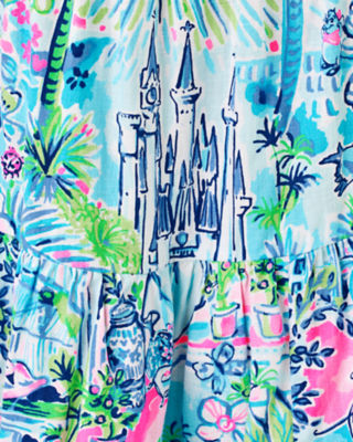 Lilly Pulitzer Jocelyn Short Sleeve Linen Dress In Blue