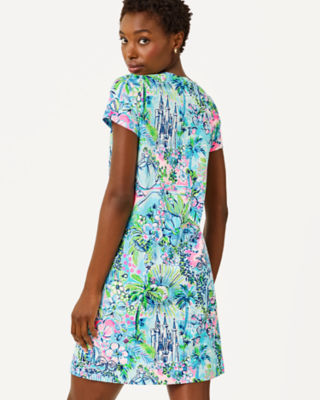 Lilly Pulitzer Etta Short Sleeve Dress In Green