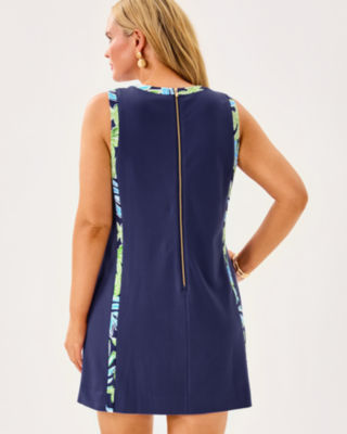 Mena Shift Dress, Sapphire Pool, large image 1