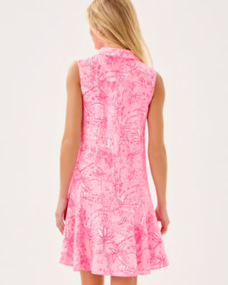 Ellowyn Linen Dress, Conch Shell Pink Pennys Playground, large image 1
