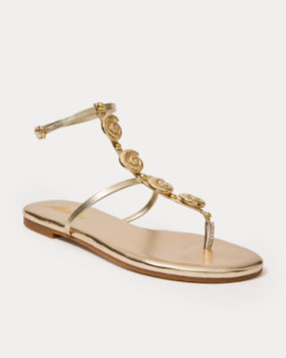 Dylann Sandal, Gold Metallic, large