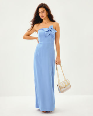 Anasophia Maxi Dress, Jacaranda Blue, large image 1