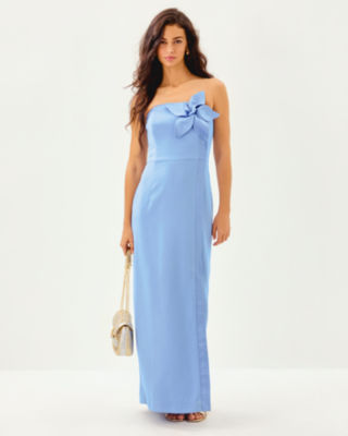 Anasophia Maxi Dress, Jacaranda Blue, large image 3
