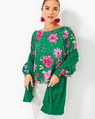 Lanelle Wrap, Fiddle Leaf Green, large