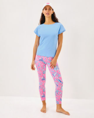 UPF 50+ Luxletic Glenna Active Tee, Jacaranda Blue, large image 3