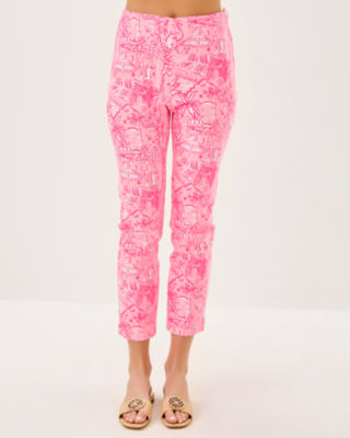 27" Nancee High Rise Crop Pant, Conch Shell Pink Pennys Playground, large image 2