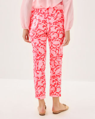 27" Nancee High Rise Crop Pant, Sunbaked Cane Coral Crab Collab, large image 1