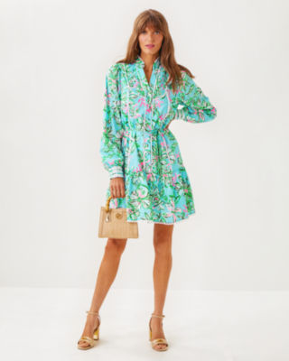 Arletta Dress, Multi Sun Of A Bun, large image 3