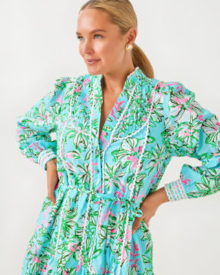 Arletta Dress, Multi Sun Of A Bun, large image 6