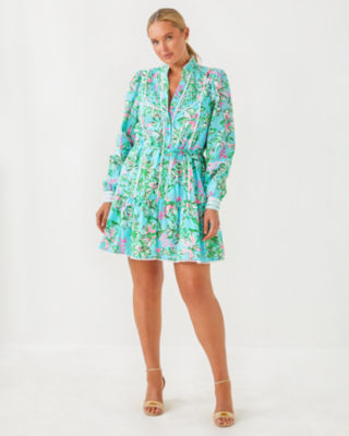 Arletta Dress, Multi Sun Of A Bun, large image 7