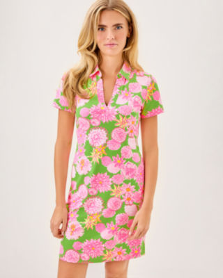 UPF 50+ ChillyLilly Mandi Dress, Multi Seaside Garden, large