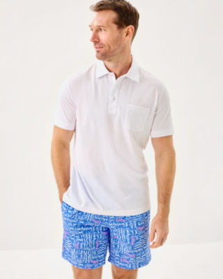 Men's Stuff Aarons Polo, Resort White, large