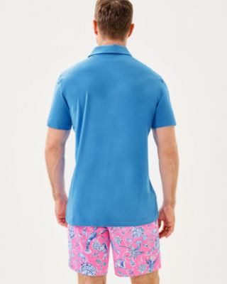 Men's Stuff Aarons Polo, Sunwashed Blue, large image 1