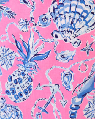 8" Men's Stuff Volk Stretch Short, Rousseau Pink Barefoot Beachcombers, large image 3
