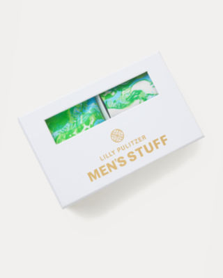 Men's Stuff Tie and Pocket Square Set, Capri Blue Galloping Gals Mens Accessories, large