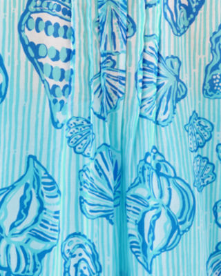 Feria Tiered Cover-Up, Fresh Water Blue Cool As Shell, large image 4