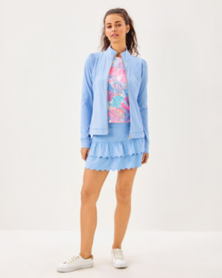 UPF 50+ Luxletic Caraway Jacket, Jacaranda Blue, large image 2