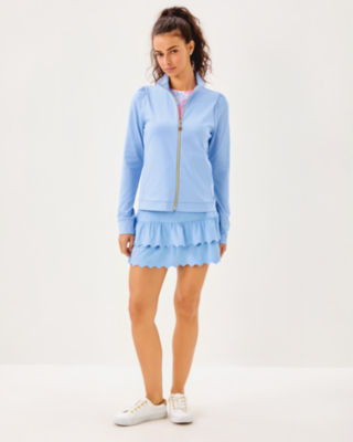 UPF 50+ Luxletic Caraway Jacket, Jacaranda Blue, large image 3