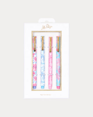 Felt Tip Pen Set, Multi Beachside Haven, large image 1 - Lilly Pulitzer