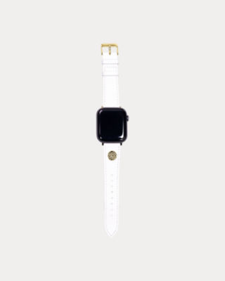 Leather Apple Watch Band, Resort White, large