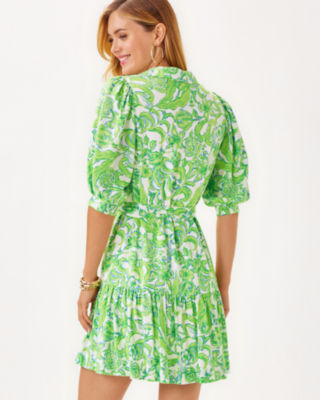 Renelle Dress, Resort White Daffodil Hill, large image 1