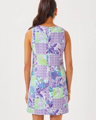 Julienne Shift Dress, Multi Juicy Story Patch, large image 2