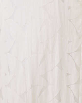 Haliey Midi Dress, Resort White Flora Faille, large image 4