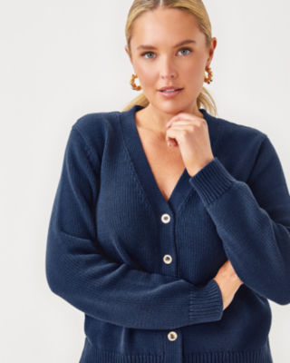 Tippery Cardigan, Low Tide Navy, large