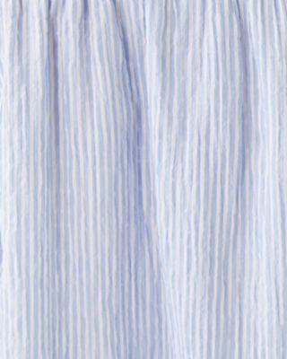 Jamielynn Off-the-Shoulder Top, Jacaranda Blue Ltwt Oxford Stripe, large image 4
