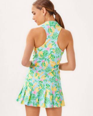 UPF 50+ Luxletic Dania Pleated Dress, Bluette Make Lemonade, large image 2