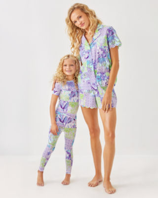 Girls Sammy Short Sleeve Pajama Set, Multi Juicy Story Patch, large image 3