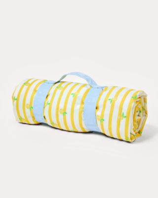 Picnic Blanket, Bluette Make Lemonade, large  - Lilly Pulitzer