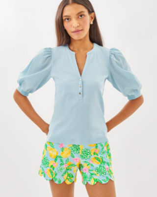 Ronson Knit Top, Bluette, large