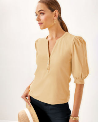 Lilly Pulitzer Ronson Knit Top In Neutral