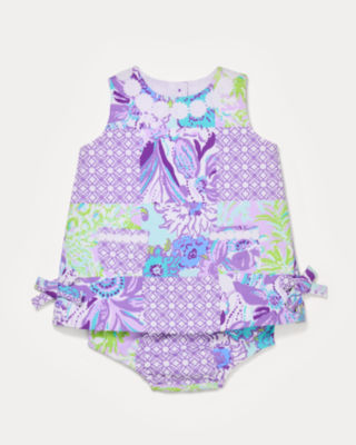 Baby Lilly Shift Dress, Multi Juicy Story Patch, large image 1