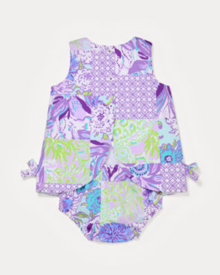 Baby Lilly Shift Dress, Multi Juicy Story Patch, large image 2