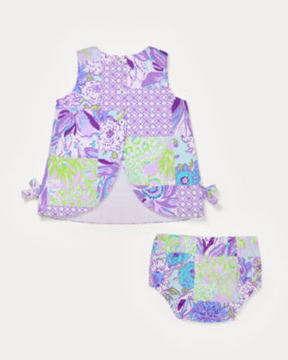 Baby Lilly Shift Dress, Multi Juicy Story Patch, large image 3