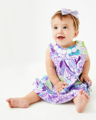 Baby Lilly Shift Dress, Multi Juicy Story Patch, large image 4