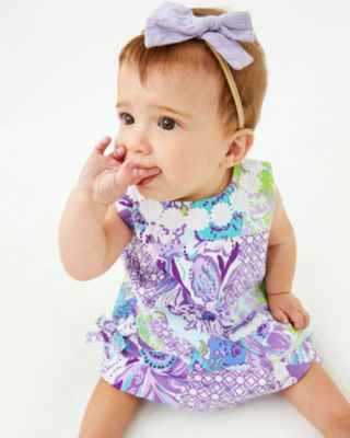 Baby Lilly Shift Dress, Multi Juicy Story Patch, large image 5