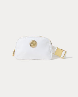 Lilly Pulitzer Jeanie Quilted Belt Bag In White