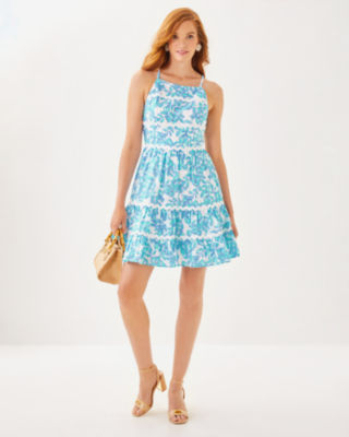 Angelynn Dress, Jacaranda Blue Simply The Zest, large image 2