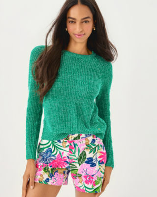 Belgrave Sweater, Kitts Green Marl, large image 1