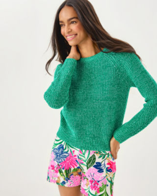 Belgrave Sweater, Kitts Green Marl, large image 3