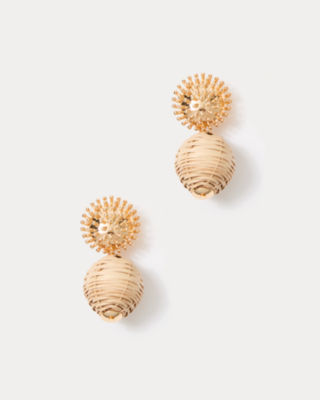Summer Shorelines Wicker Earrings, , large  - Lilly Pulitzer